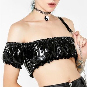 Current Mood Iluminaughty Crop Top NWOT